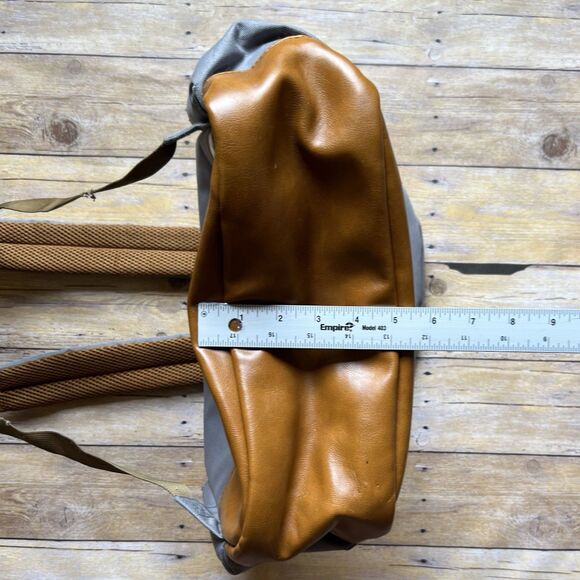 Lucky Brand Backpack Premium Laptop Canvas Unisex Backpack Color Grey - Picture 15 of 16